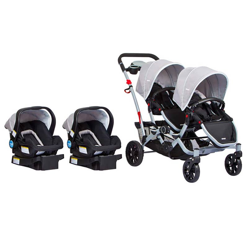 Coche duo ride gery + 2 sillas + 2 bases