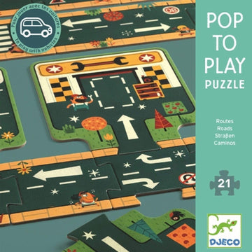 Puzzle Roads 21 piezas