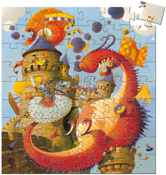Puzzle Caballero y el Dragón 54 piezas